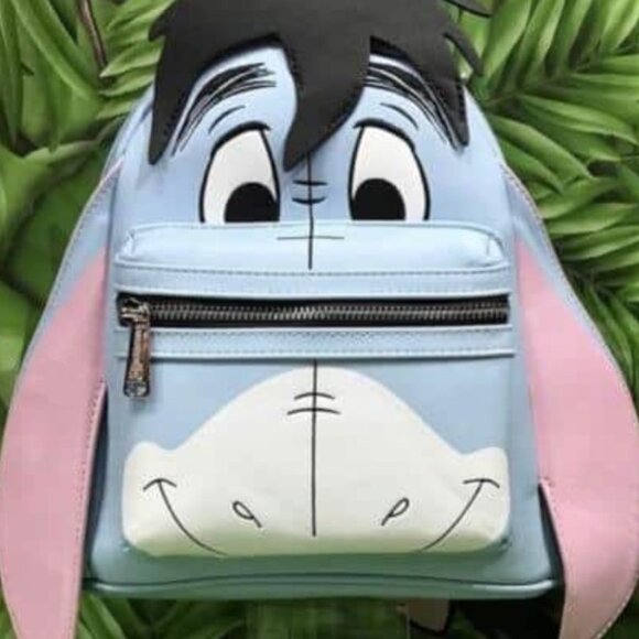 BNWT Loungefly x Disney Eeyore Blue Figural Mini Backpack - Picture 4 of 5